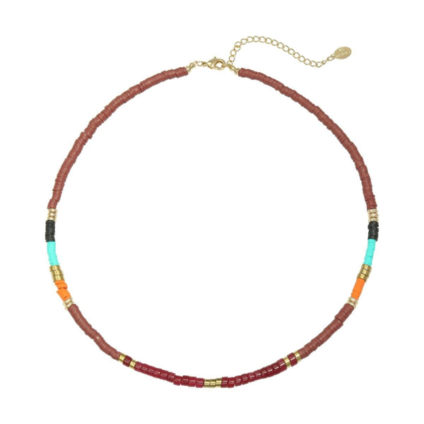 Ketting | copper | wijnrood | goud