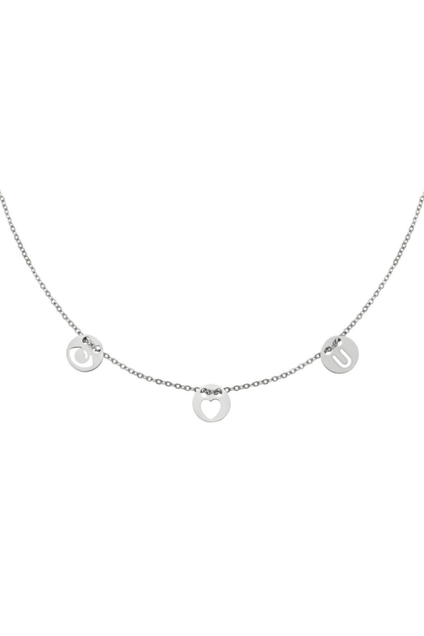 Ketting | RVS | eye love you