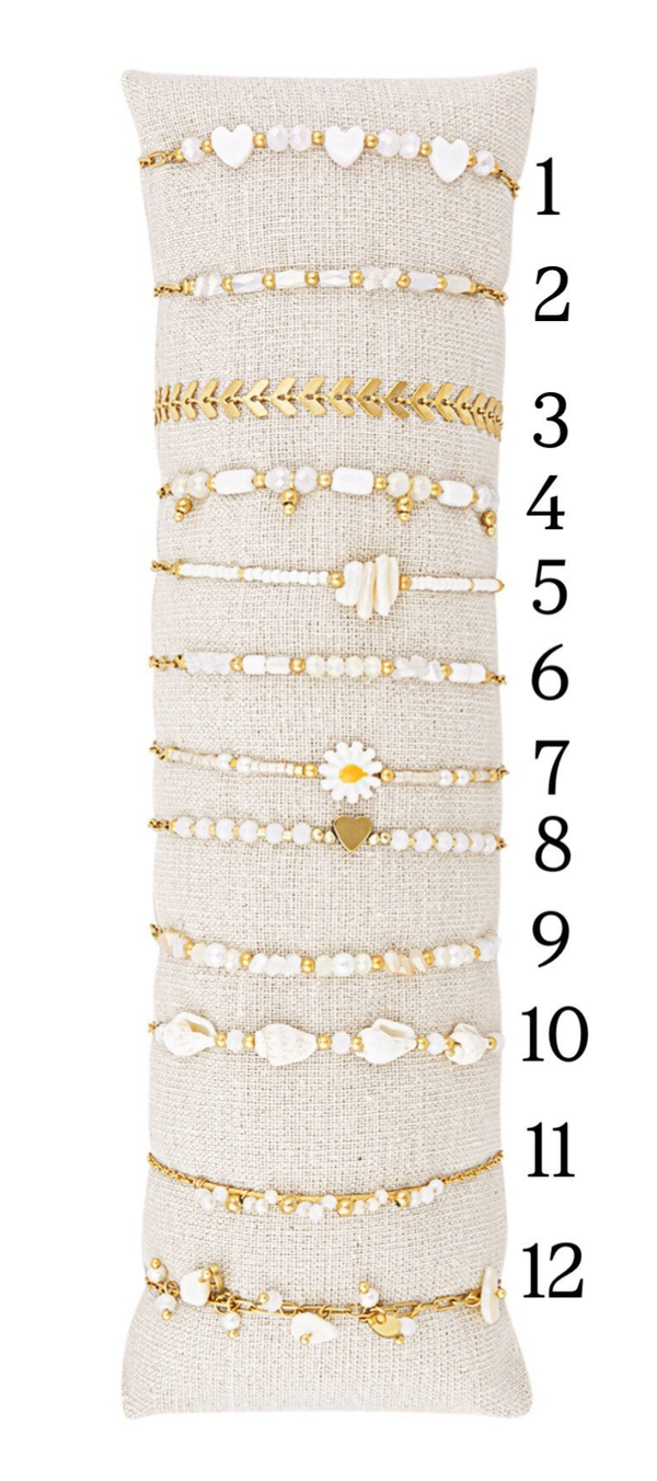 Armbandjes | RVS | White gold