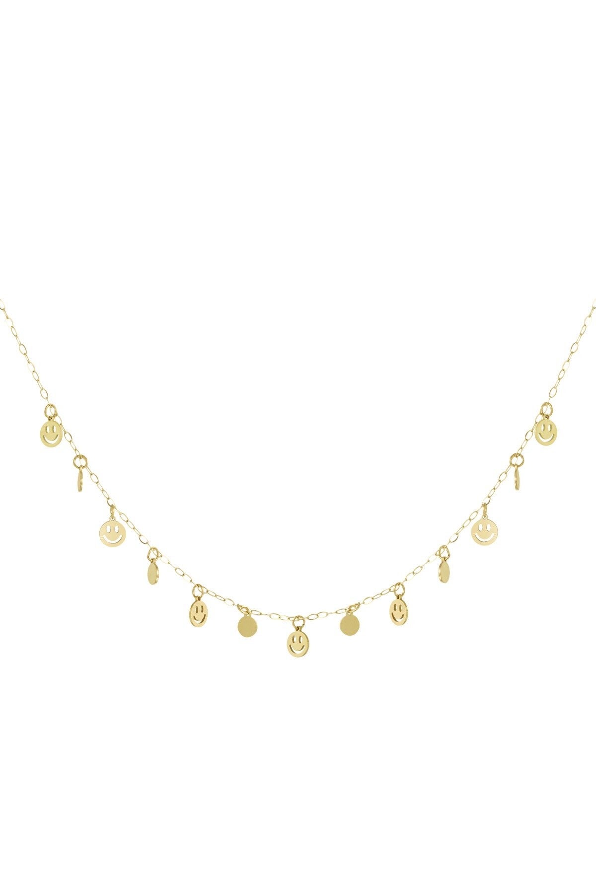 Ketting | RVS | Mini smileys