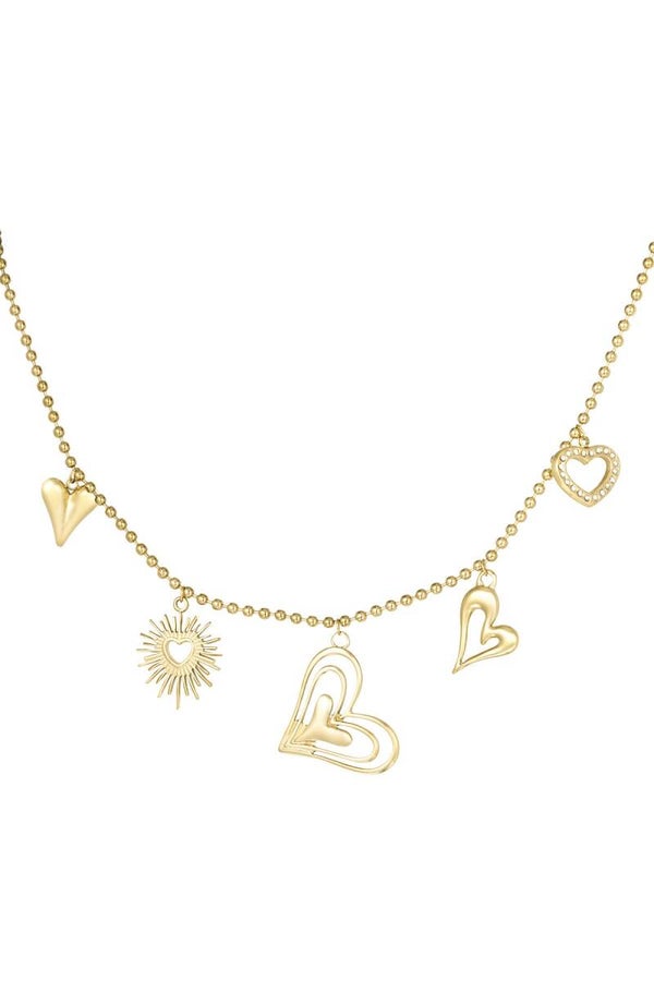 Ketting | RVS | Loving hearts