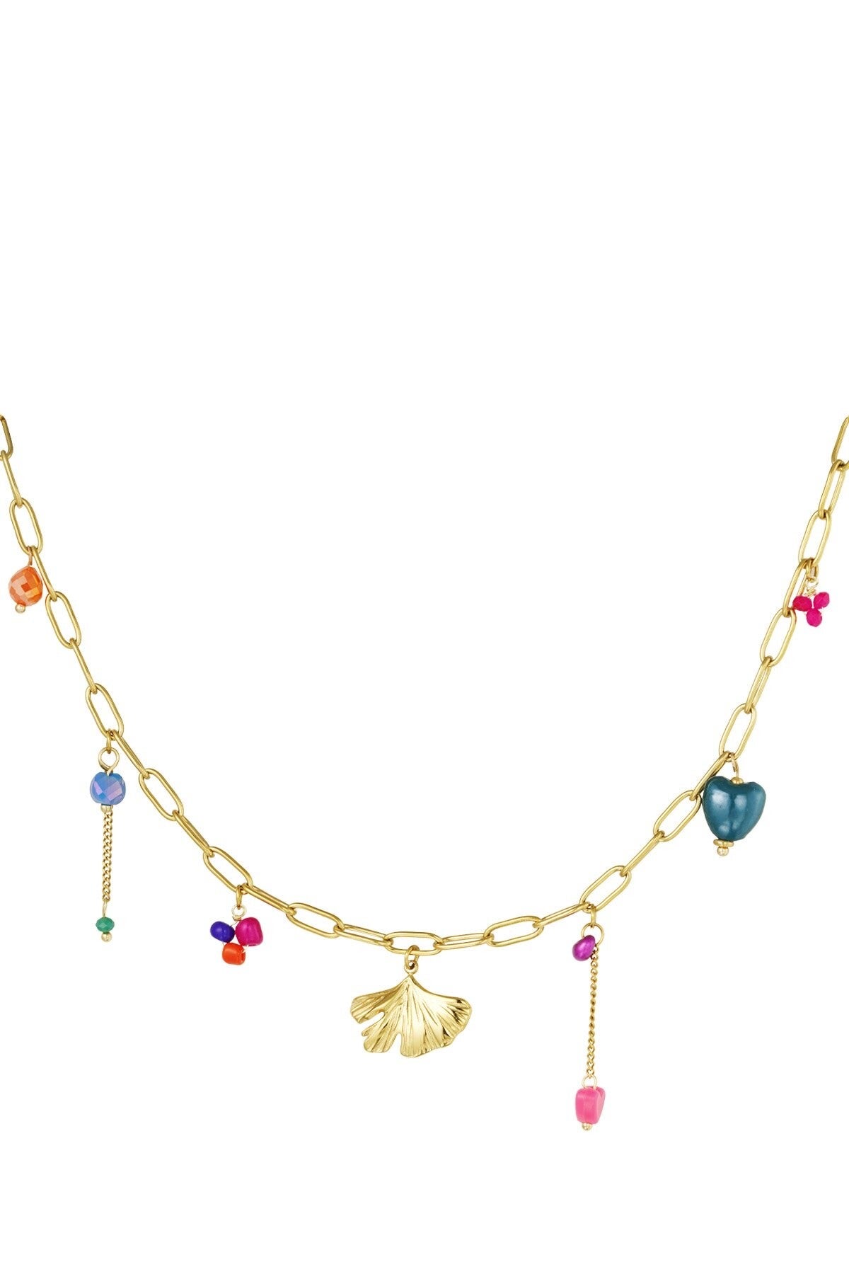 Ketting | RVS | Bedels | Goud | Paradise
