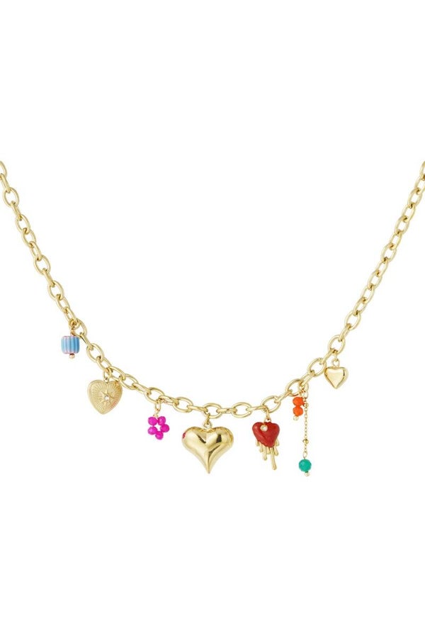 Ketting | RVS | Goud | Glow