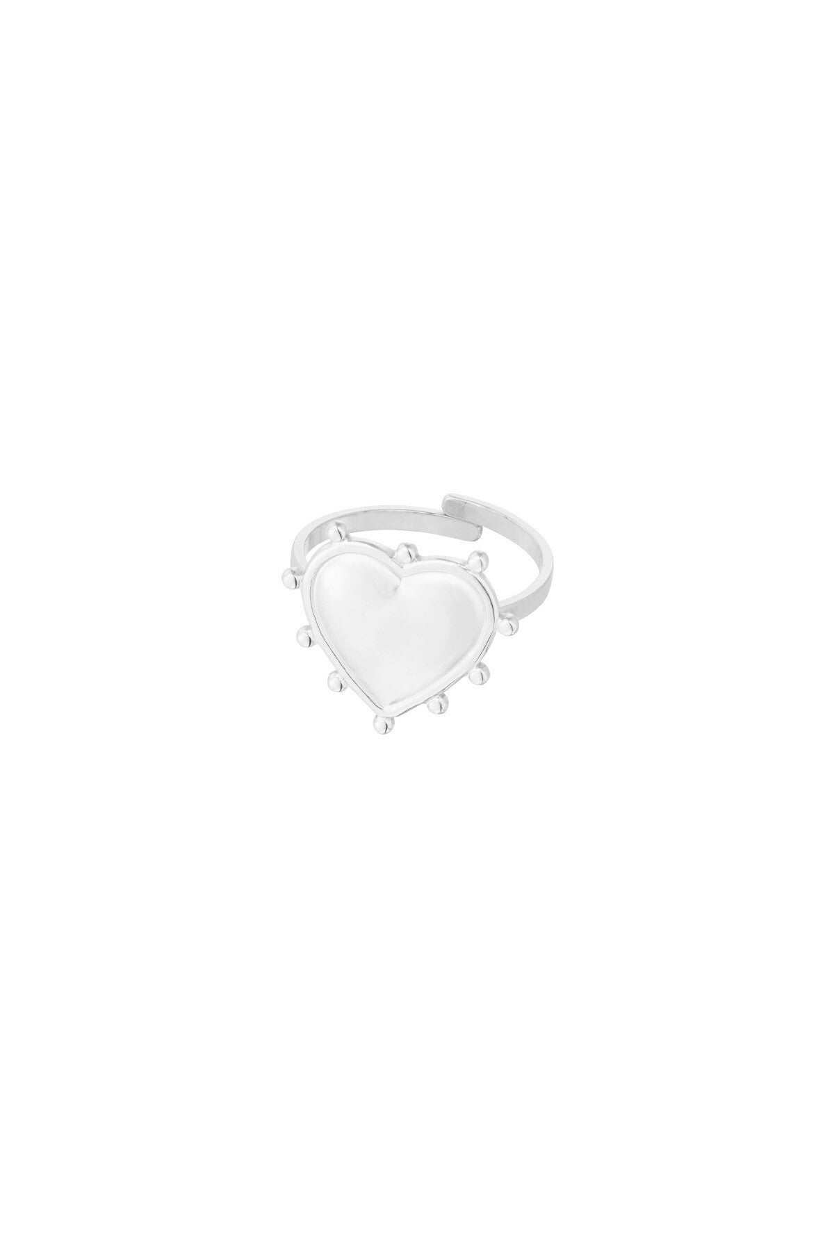 Ring | RVS | Zilver | Eternal love