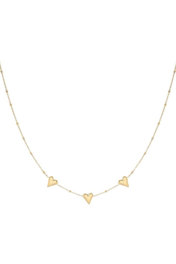 Ketting | RVS | Kleine hartjes