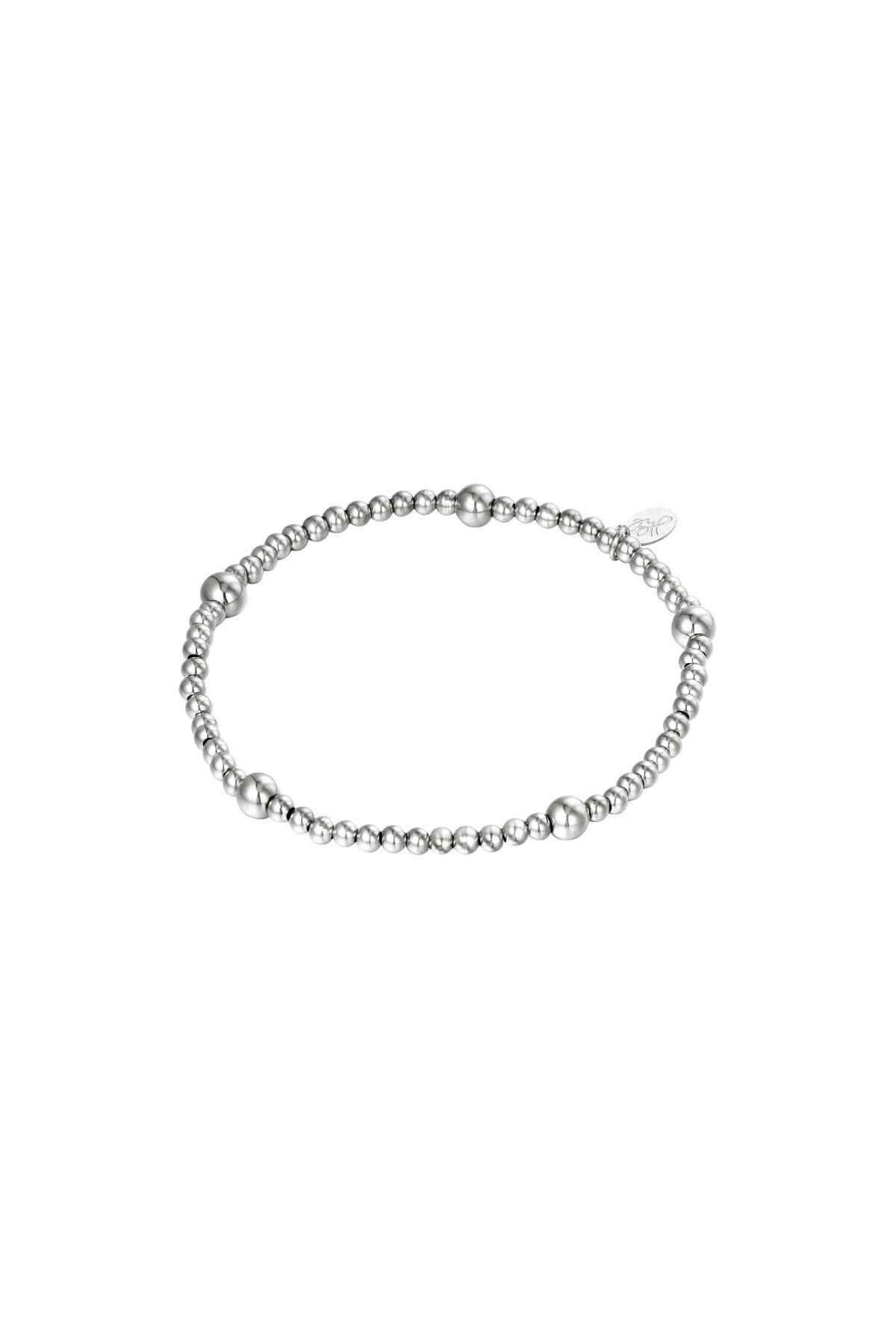 Armbandje | RVS | Mix bolletjes
