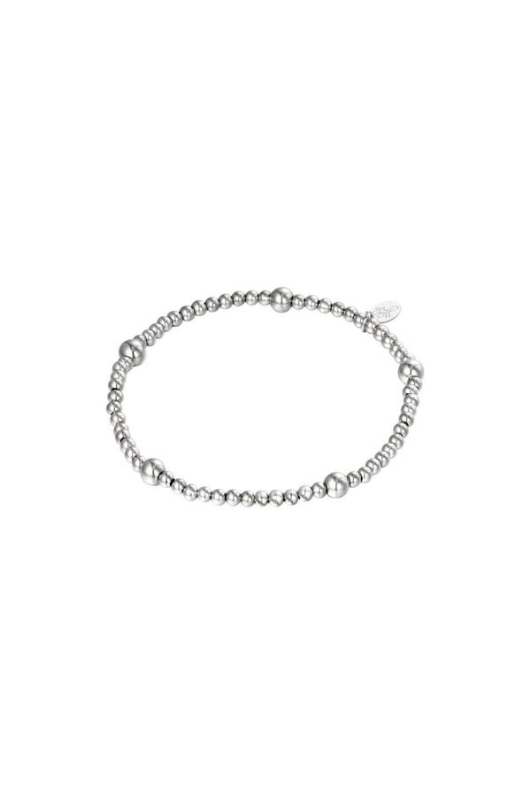 Armbandje | RVS | Mix bolletjes