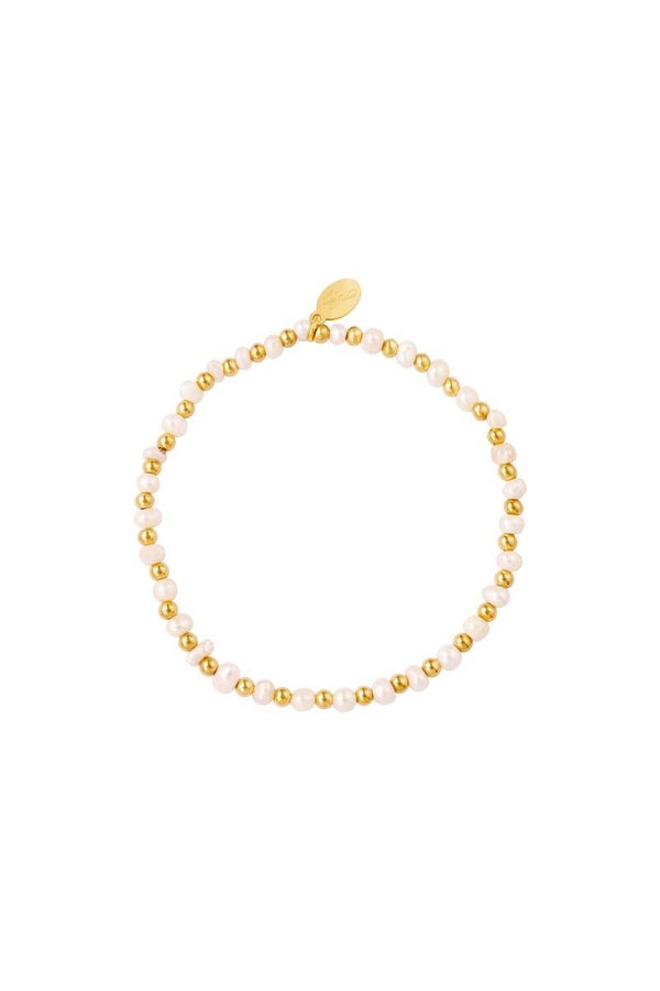 Armbandje | RVS | Pareltjes