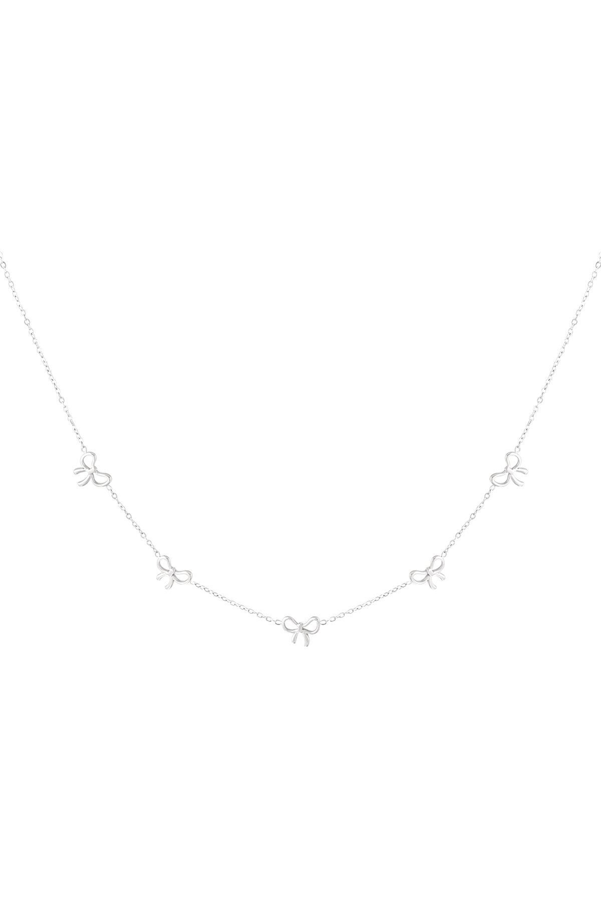 Ketting | RVS | Goud | Strikjes