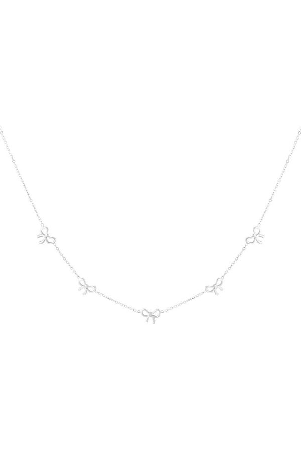 Ketting | RVS | Goud | Strikjes