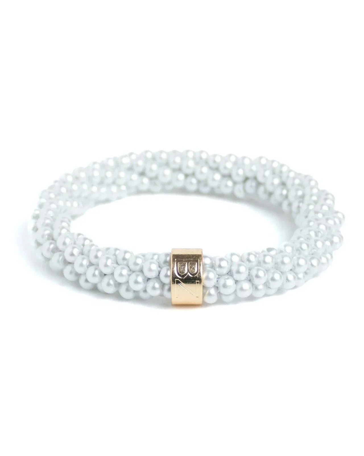 Beadz | RVS | White pearl