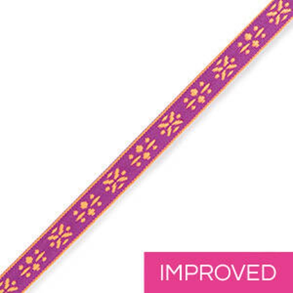 Lintbandje | flowers neon