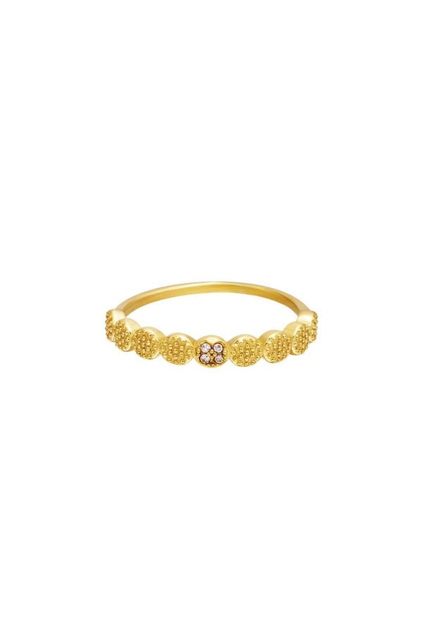 Ring | RVS | bolletjes