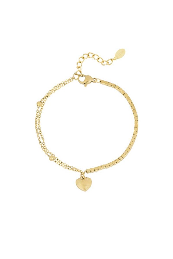 Armbandje | RVS | Heart haven