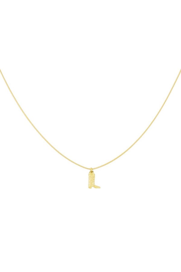 Ketting | RVS | Cowboy laars | Goud