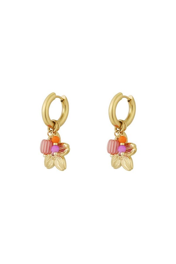 Oorbellen | RVS | Bloom hoops