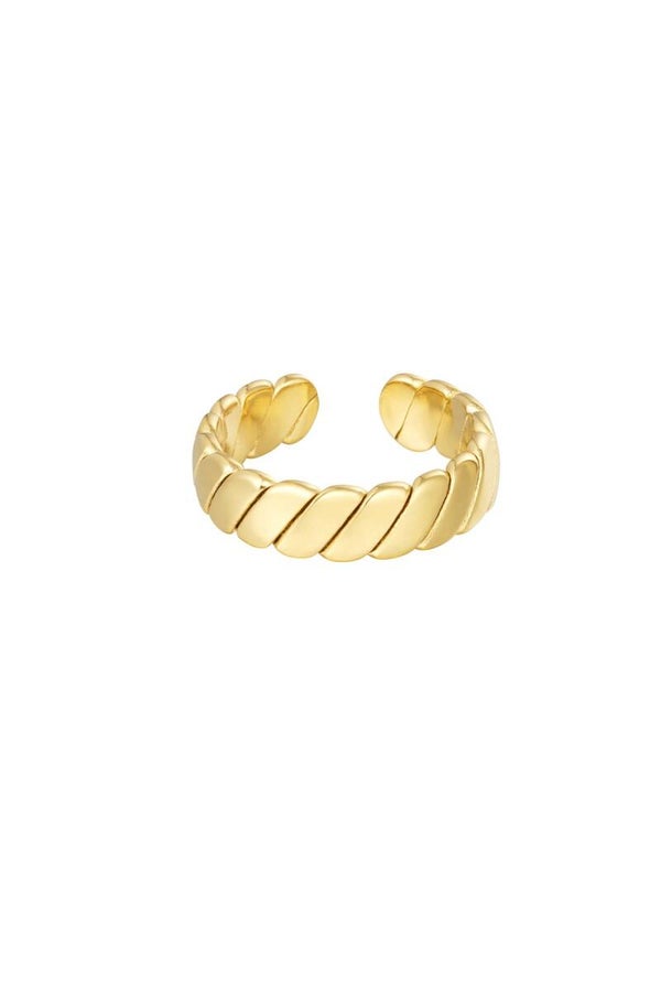 Ring | RVS | baguette