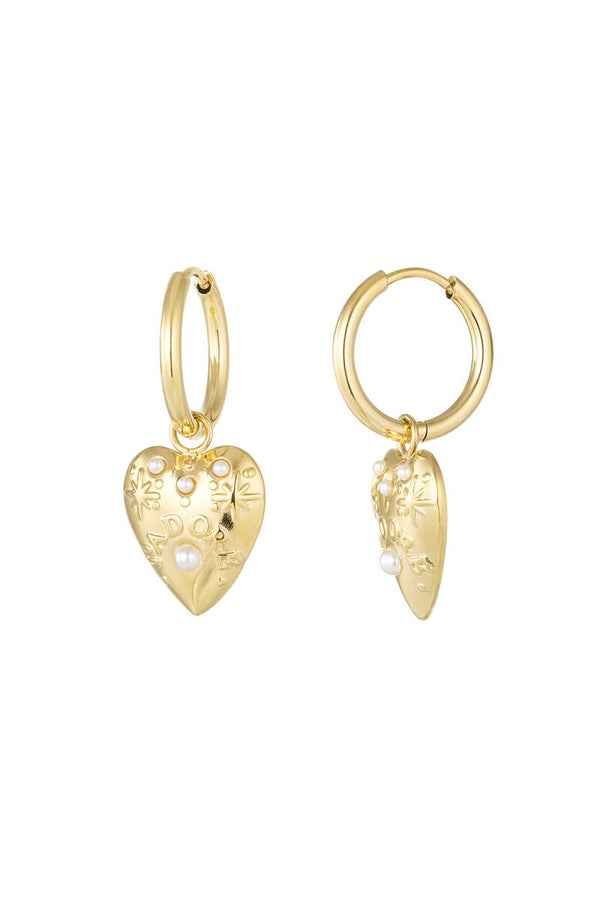 Oorbellen | RVS | J’adore hart
