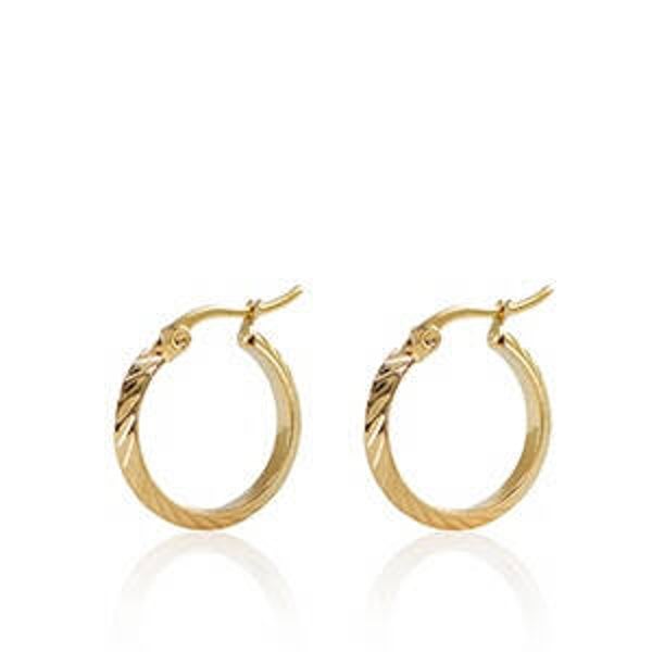 Oorbellen | RVS | hoops klein 1