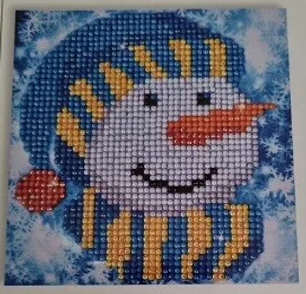 Sneeuwman diamond painting