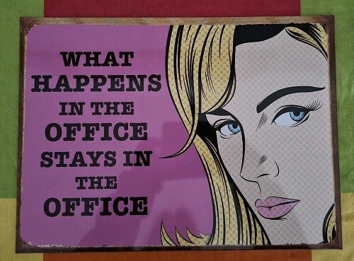 What happens in the Office metal art