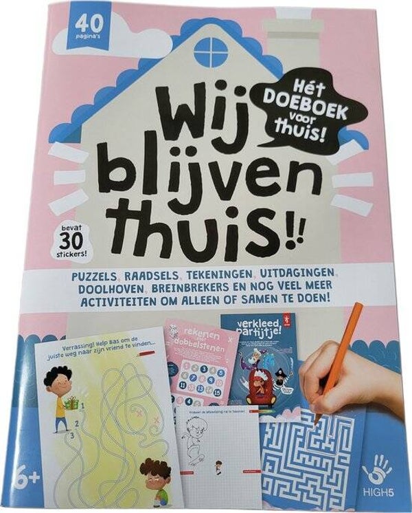 Wij blijven thuis doeboek