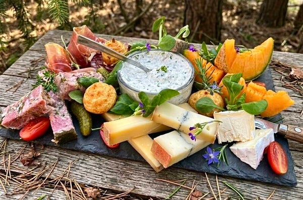 Planche dinatoire et ses desserts