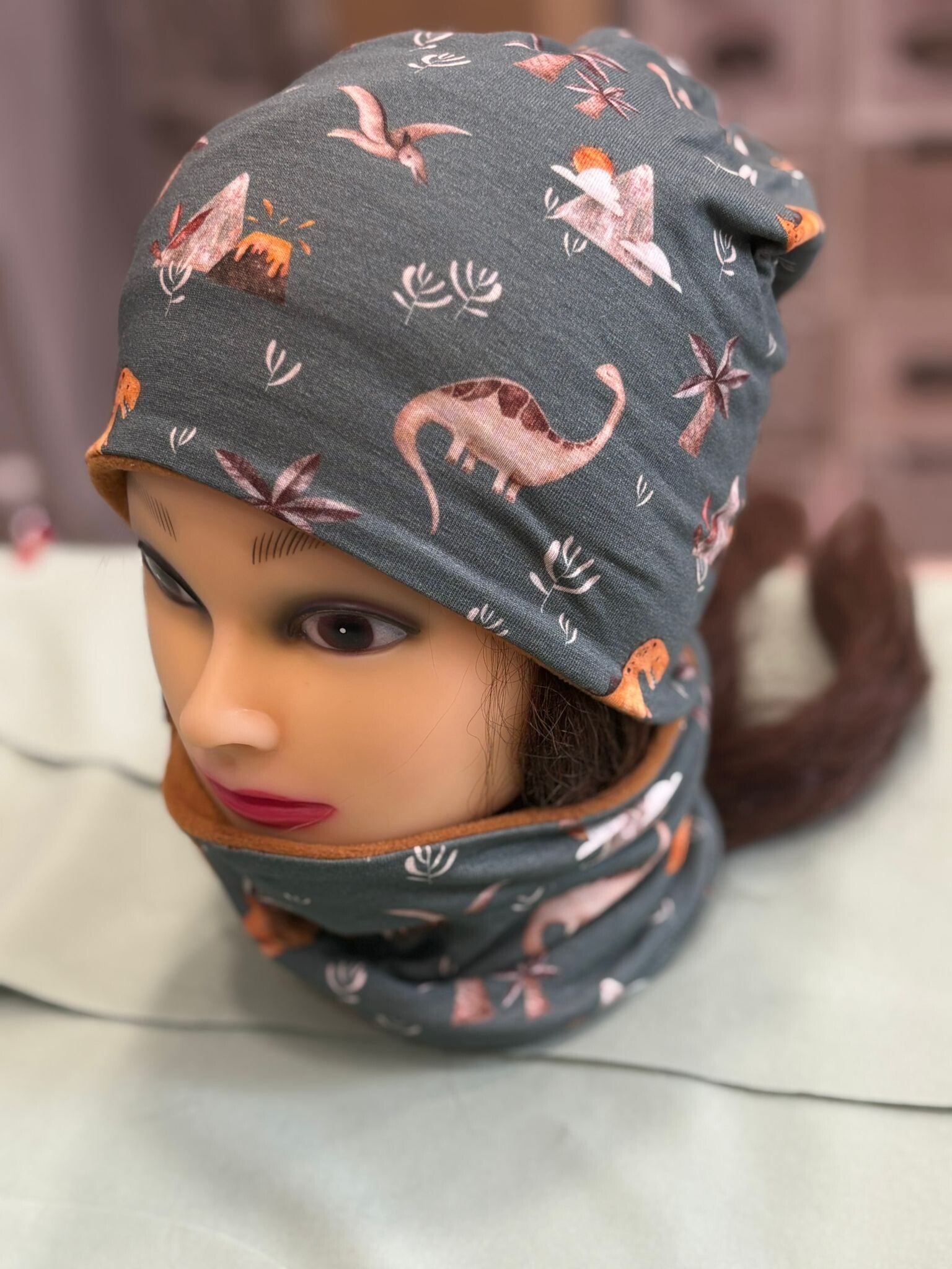 Beanie-Mützen-Set Gr. 50cm