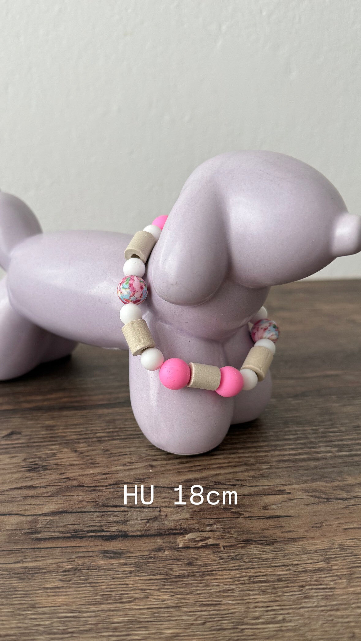 Hunde-Halskette mit EM Keramik Pipes