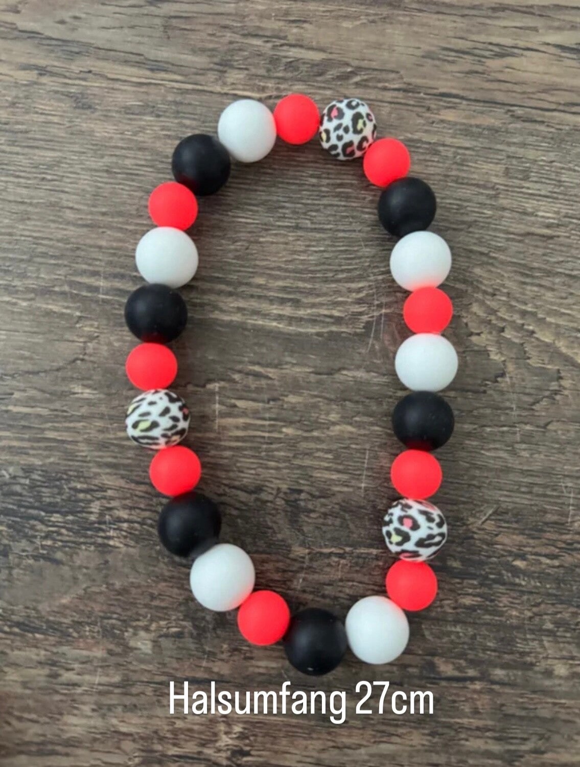 Hunde-Halskette Leo bunt