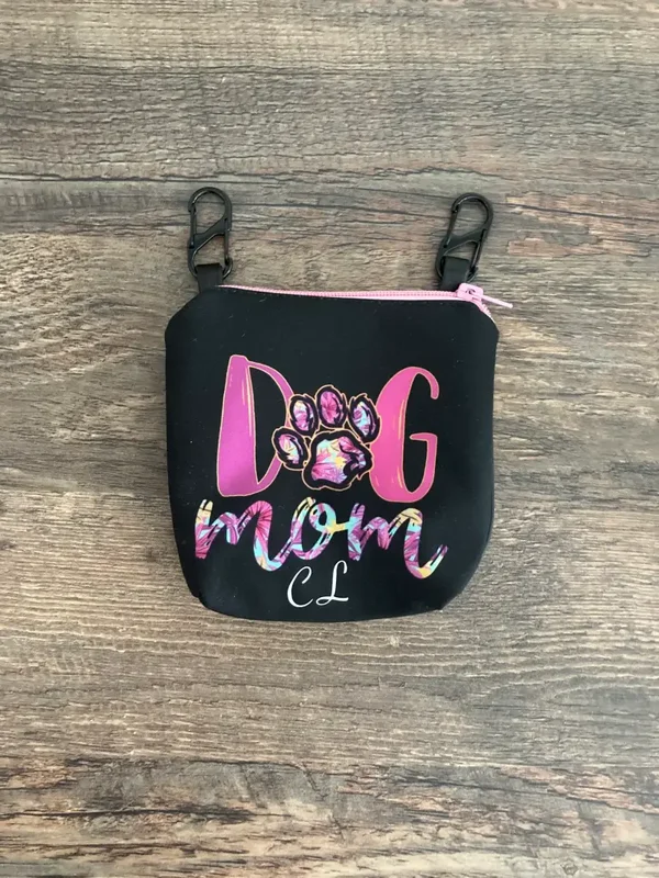 Leckerlitasche DogMom rosa klein