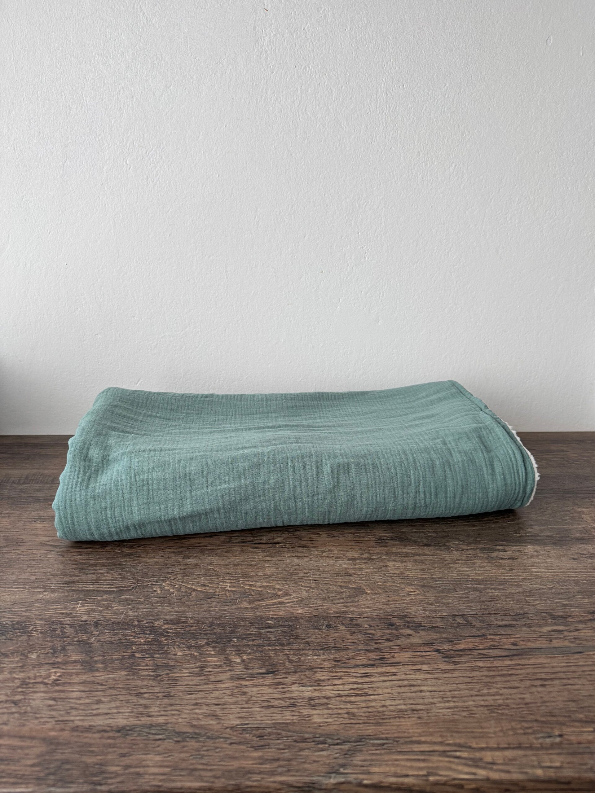 Musseline/Kuschel Decke Green