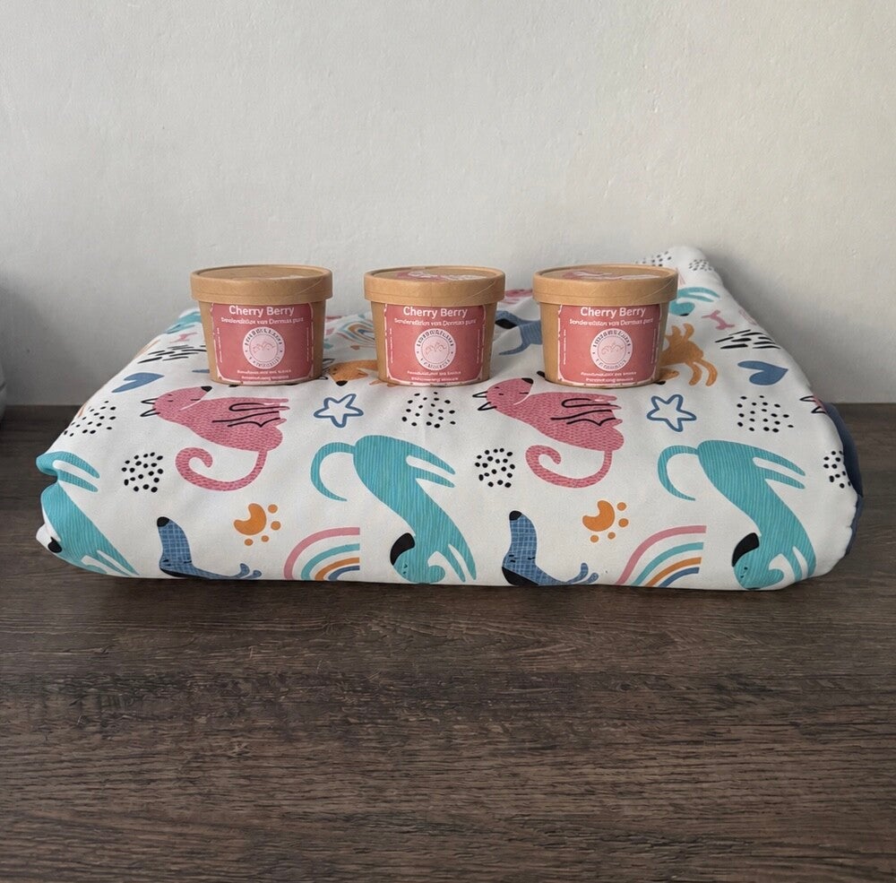 Softshelldecke colourDogs + Hundekese Set