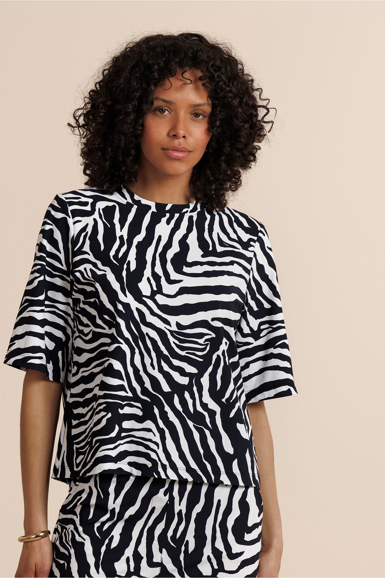 Studio Anneloes 'Fione zebra' Tee