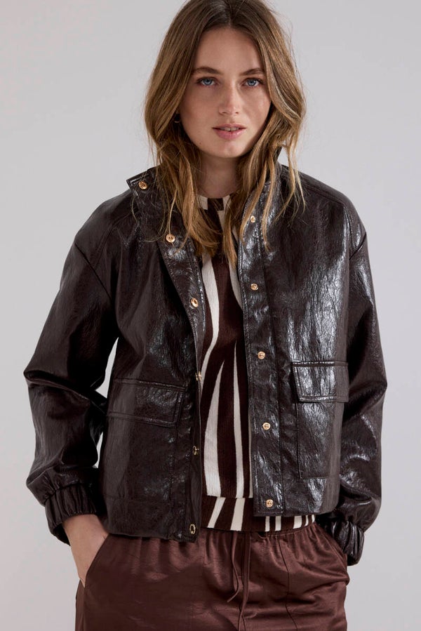 Tramontana 'Lauren cracket PU jacket