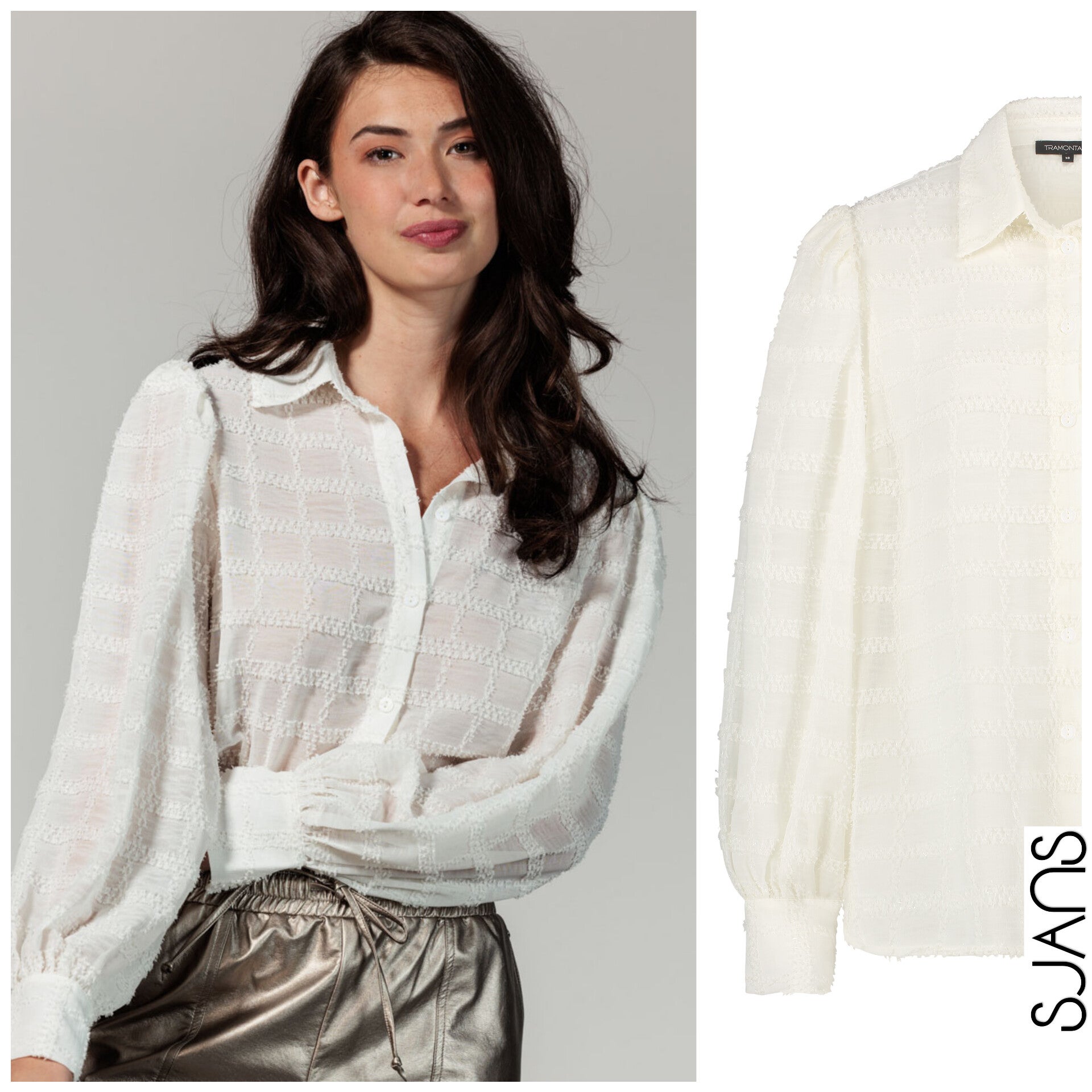 Tramontana 'fancy woven' Blouse