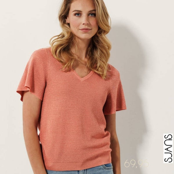 Tramontana 'Tosca V-neck lurex ' Jumper