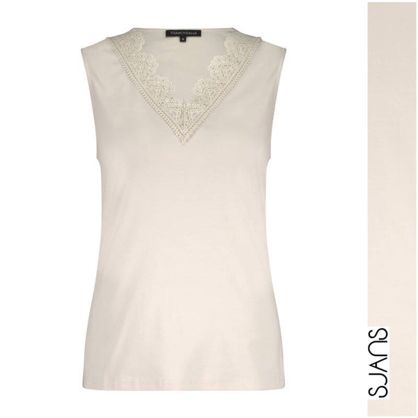 Tramontana 'MIJS' lace detail singlet