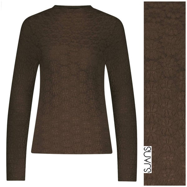 Tramontana 'Naomi' brushed stretch lace top