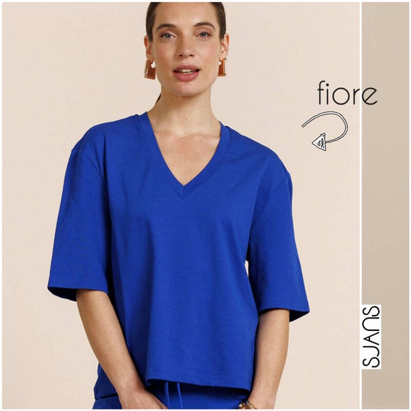 Studio Anneloes 'Fiore vneck tshirt