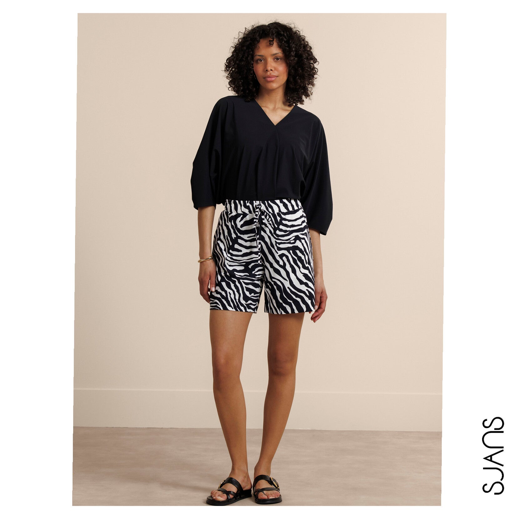 Studio Anneloes 'Grayden zebra' Short