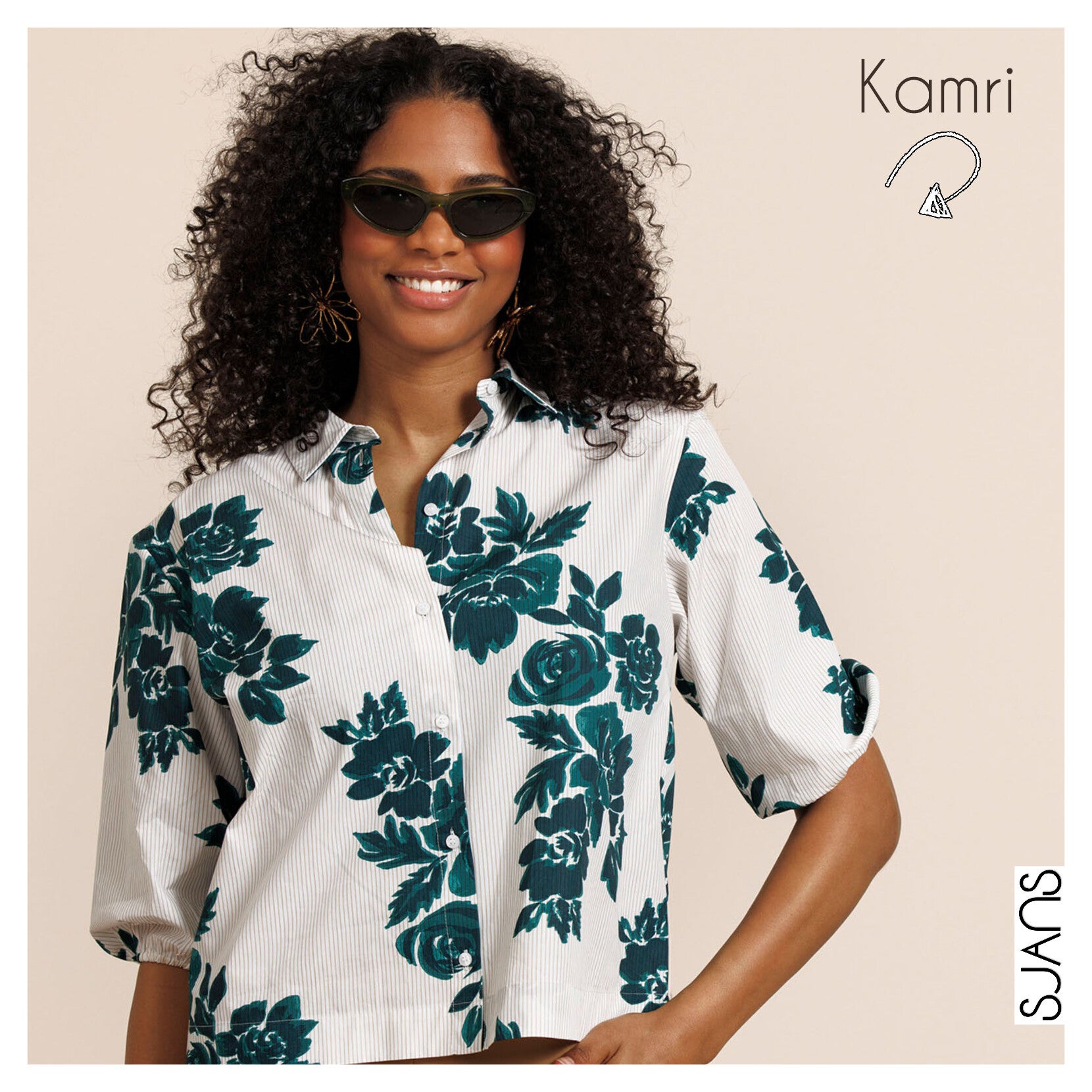 Studio Anneloes 'Kamri flower' Blouse