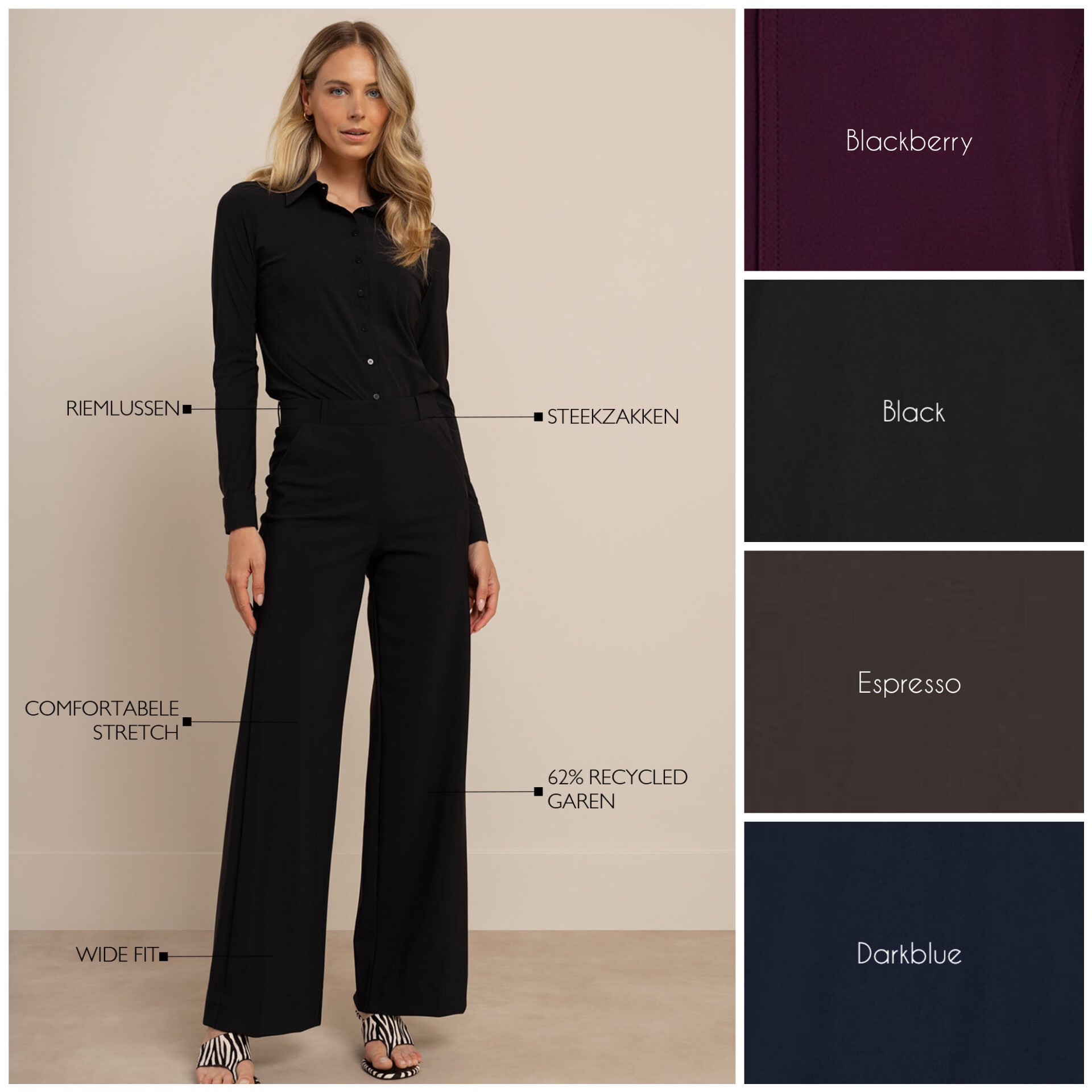 Studio Anneloes 'Lexie bonded' Trouser