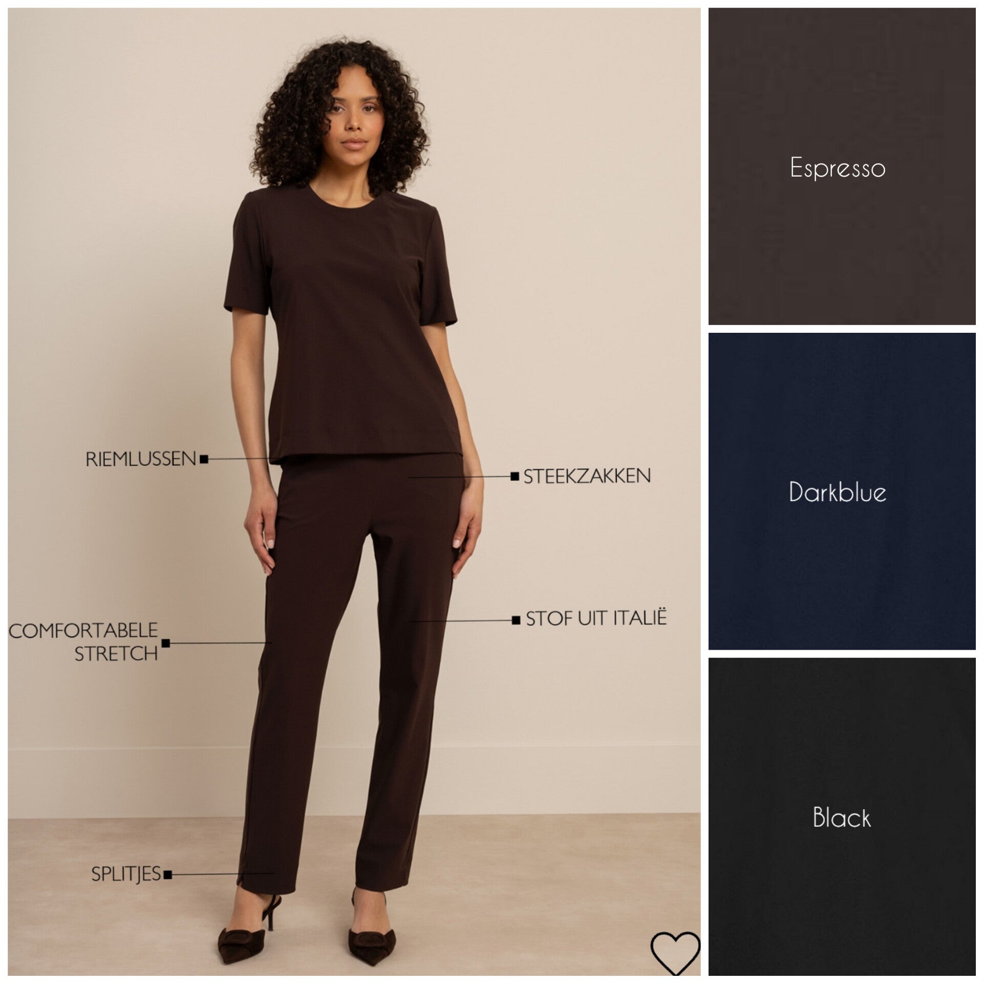 Studio Anneloes 'Anne bonded' Trouser
