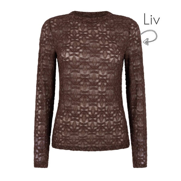Tramontana 'Liz' stretch lace top