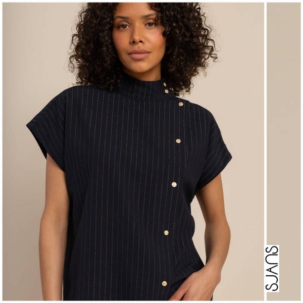 Studio Anneloes 'Danni gold stripe' Blouse