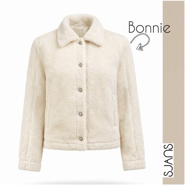 Tramontana 'Bonnie' Teddy jacket lace tapes
