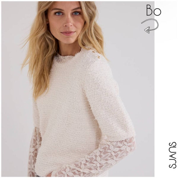 Tramontana 'Bo' Short sleeve jumper buttons