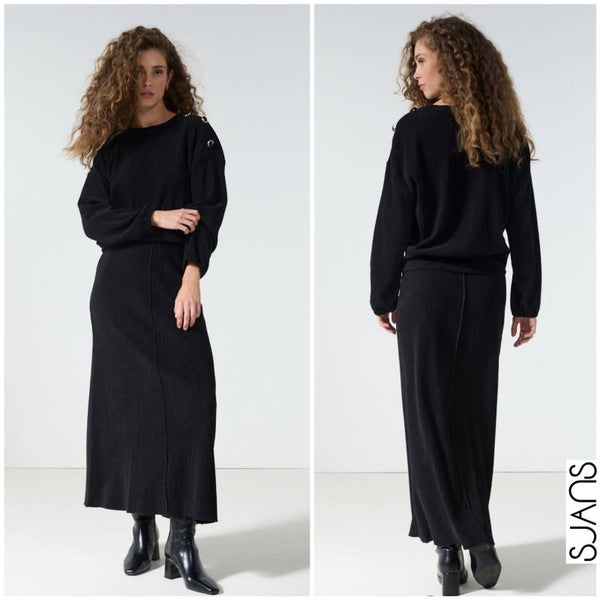 Tramontana 'Beril' knitted maxi skirt