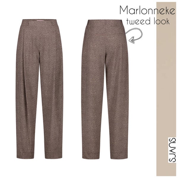 Studio Anneloes 'Marlonneke tweed look' Trouser